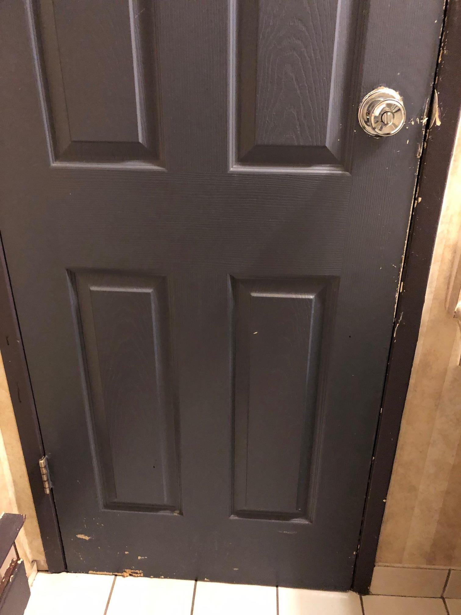 Bathroom door