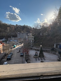 The view from the window on our floor