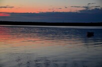 Beautiful sunset from the beach