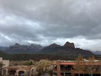 This is taken from the patio. Weather was bad though