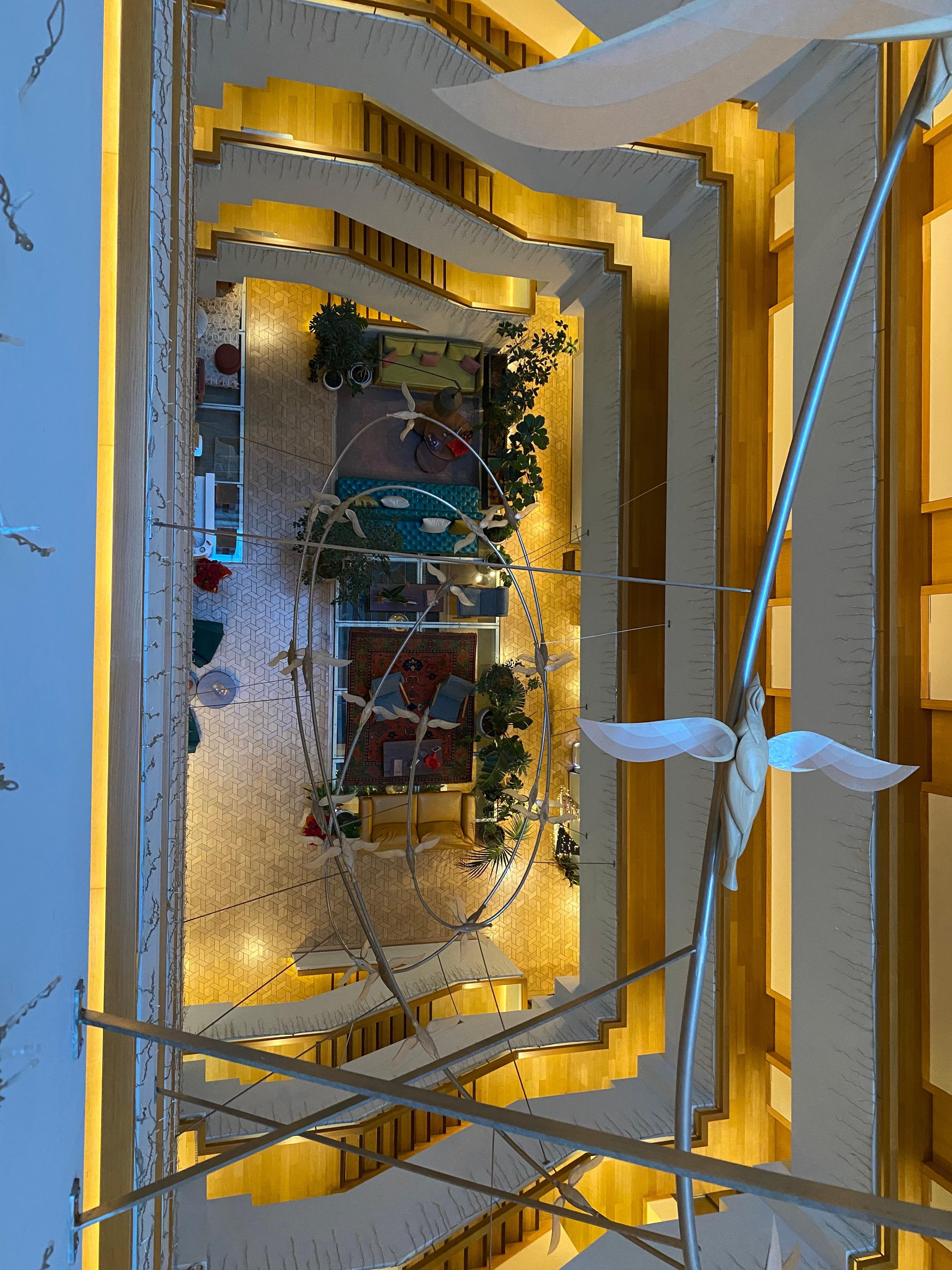 View of the levels of the property