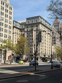Outside the hotel was Franklin Park. Excellent when traveling with small children.