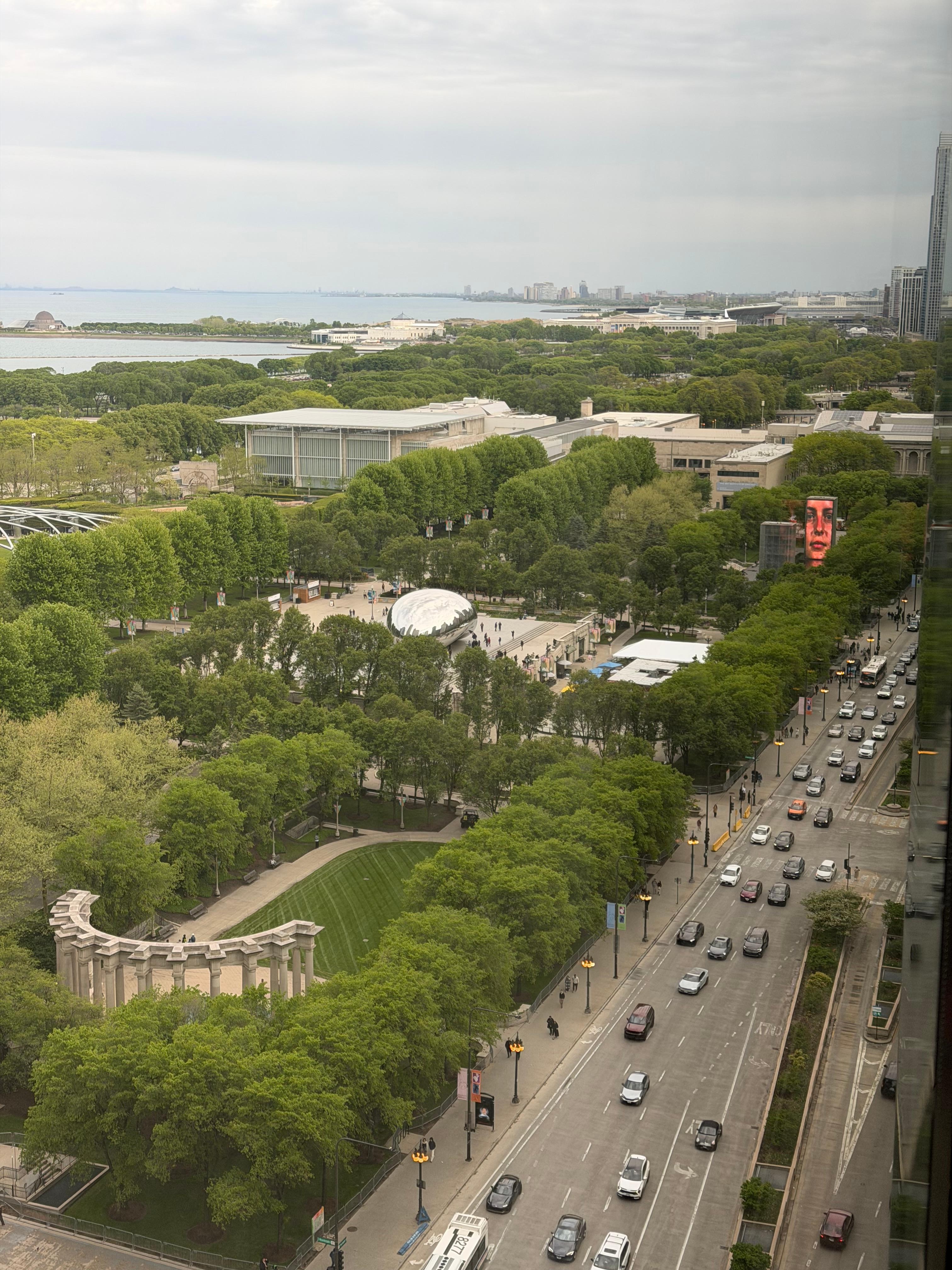 View from room on floor 17