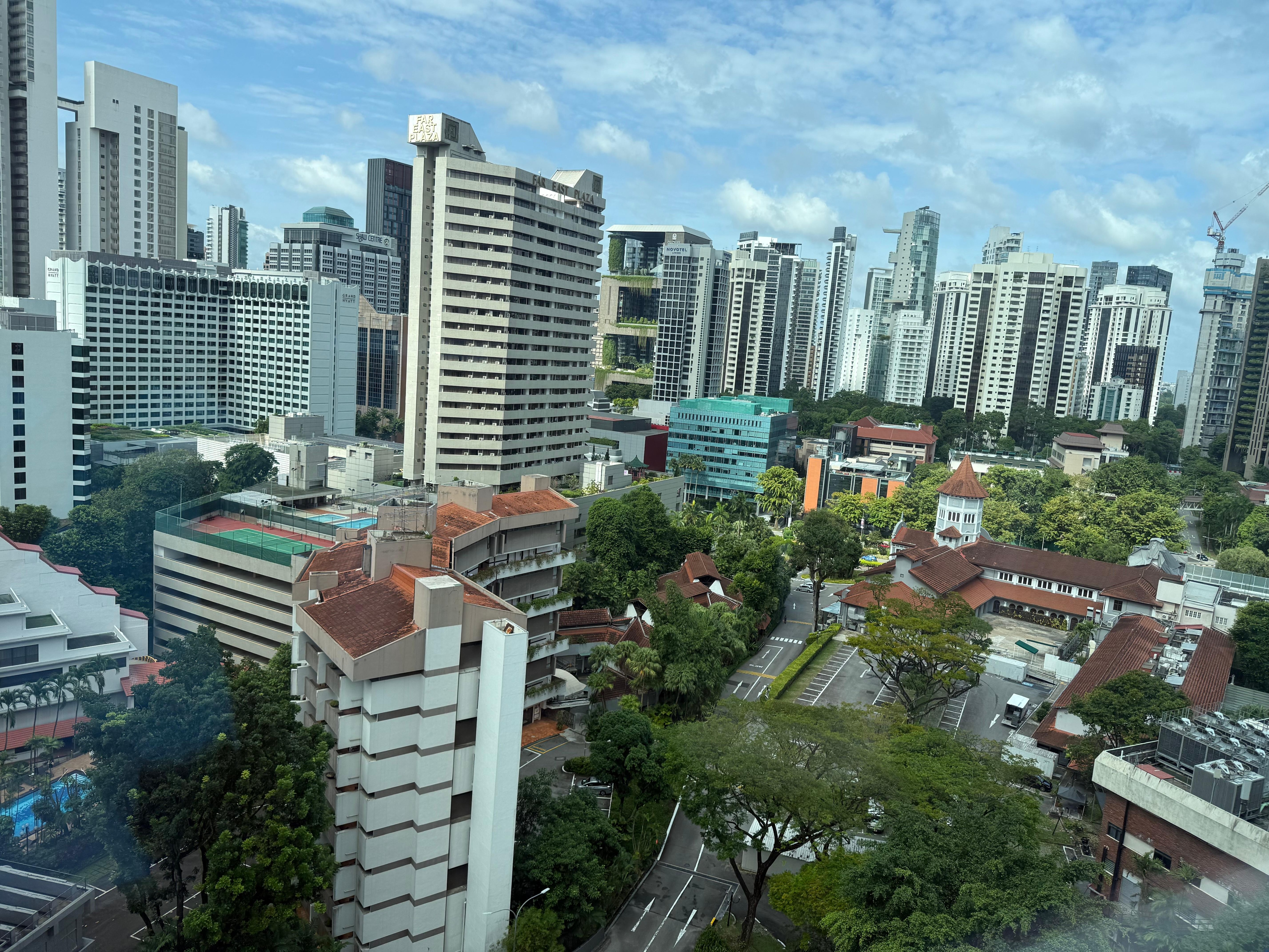 View from 12th floor gymn