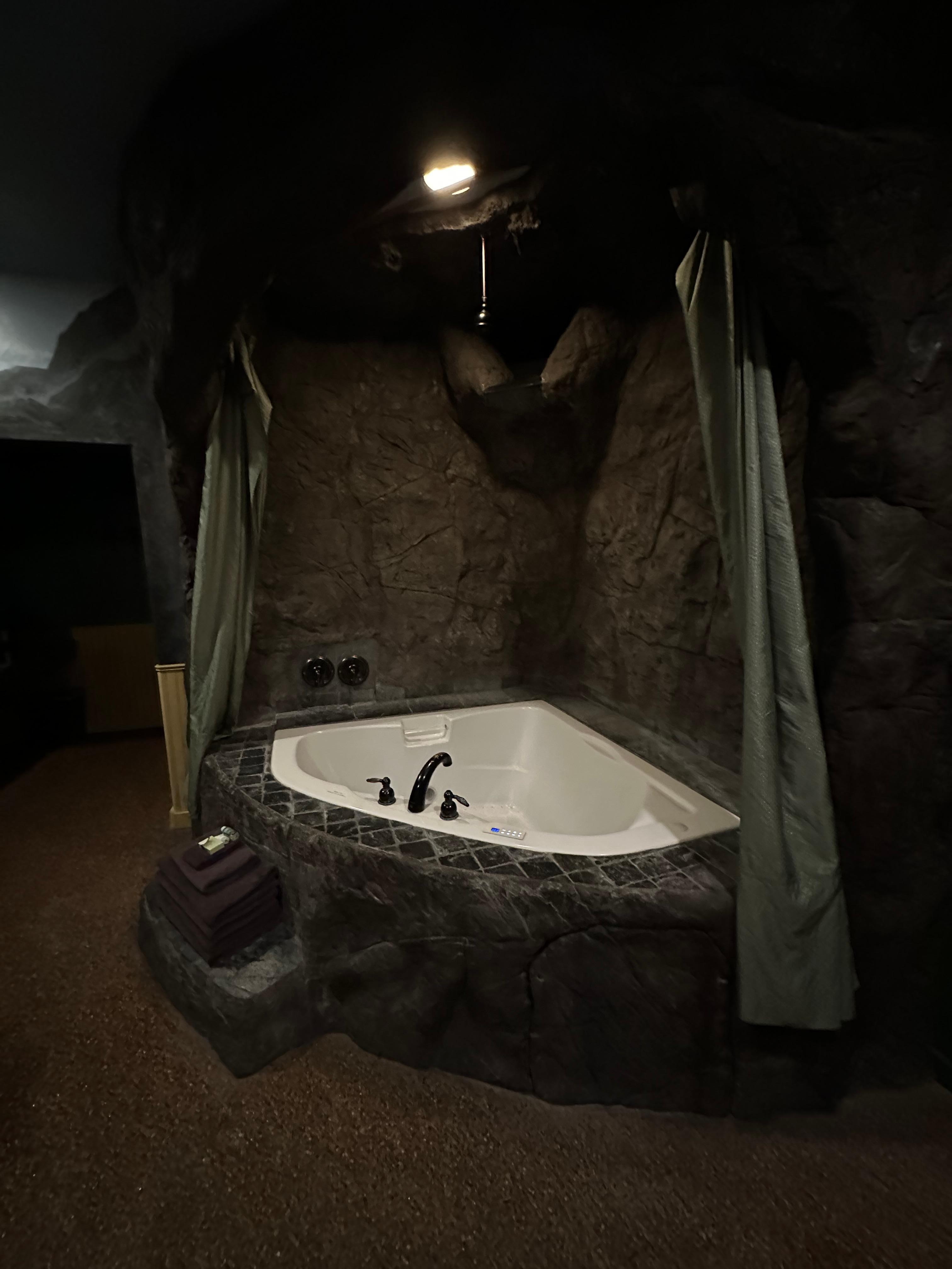 Shower and tub