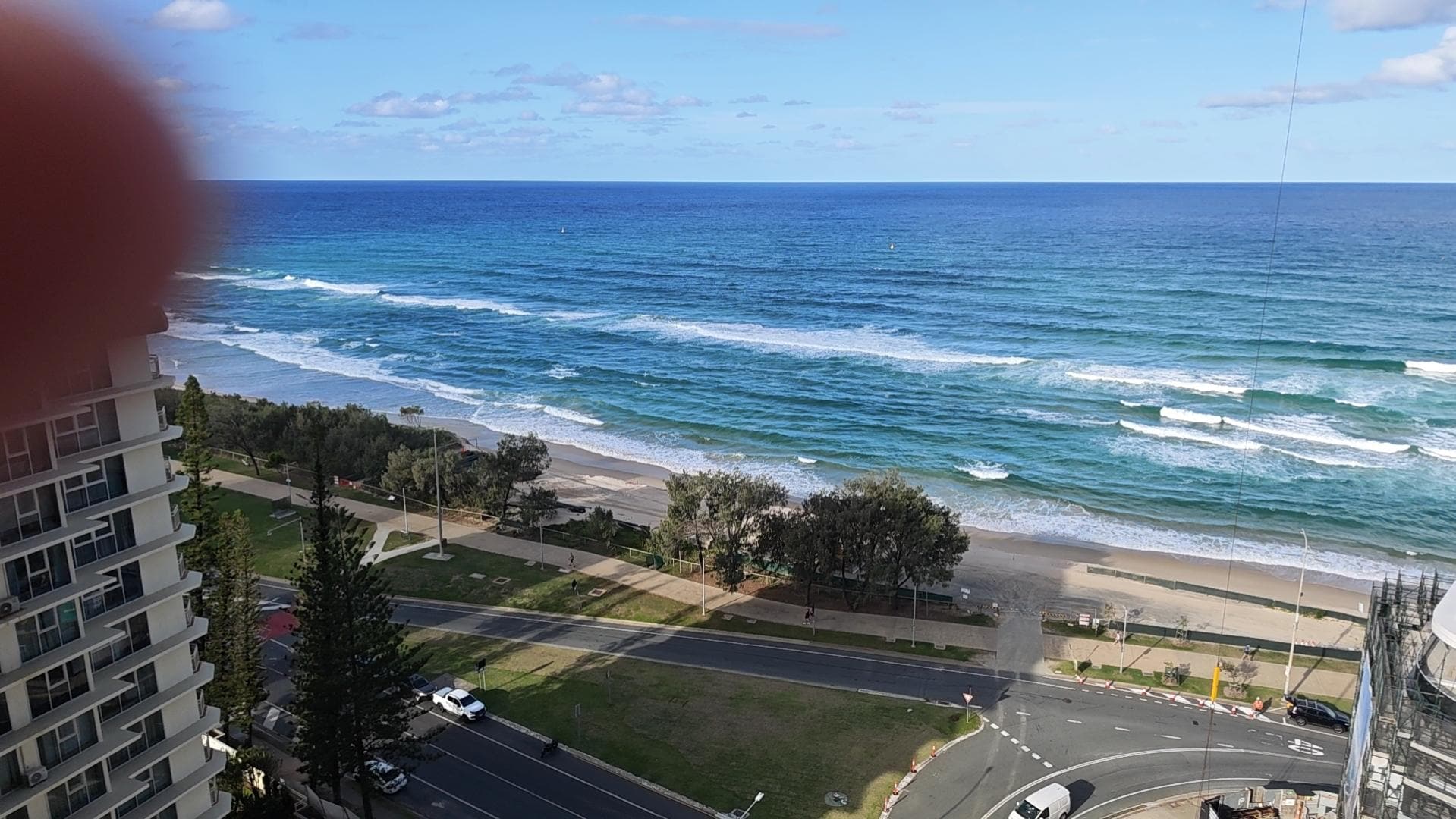 View from the balcony