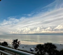 Beautiful blue skies looking to the east one morning.