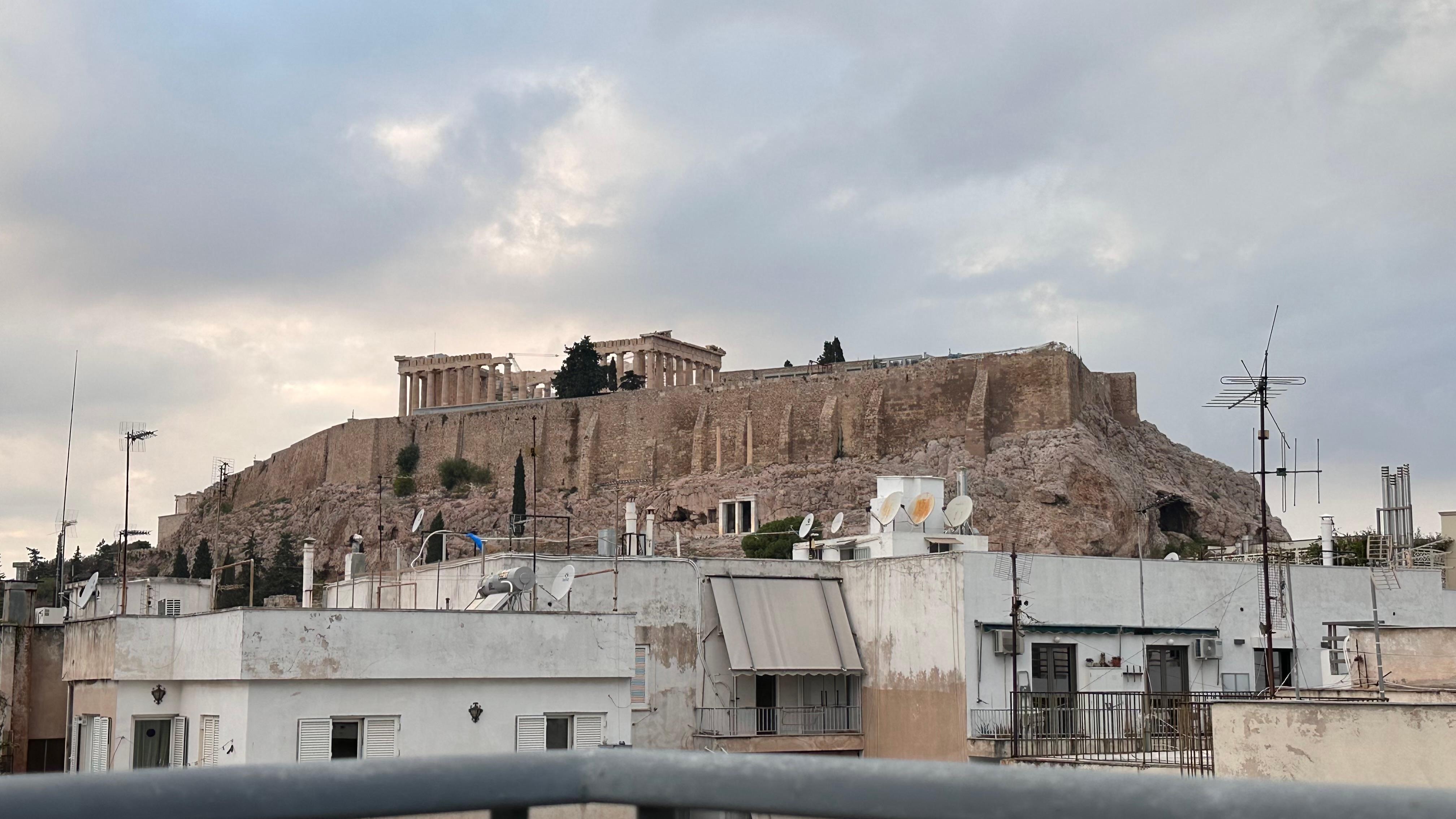 View from the roof terrace 