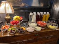 Fabulous fruit selection in the buffet breakfast