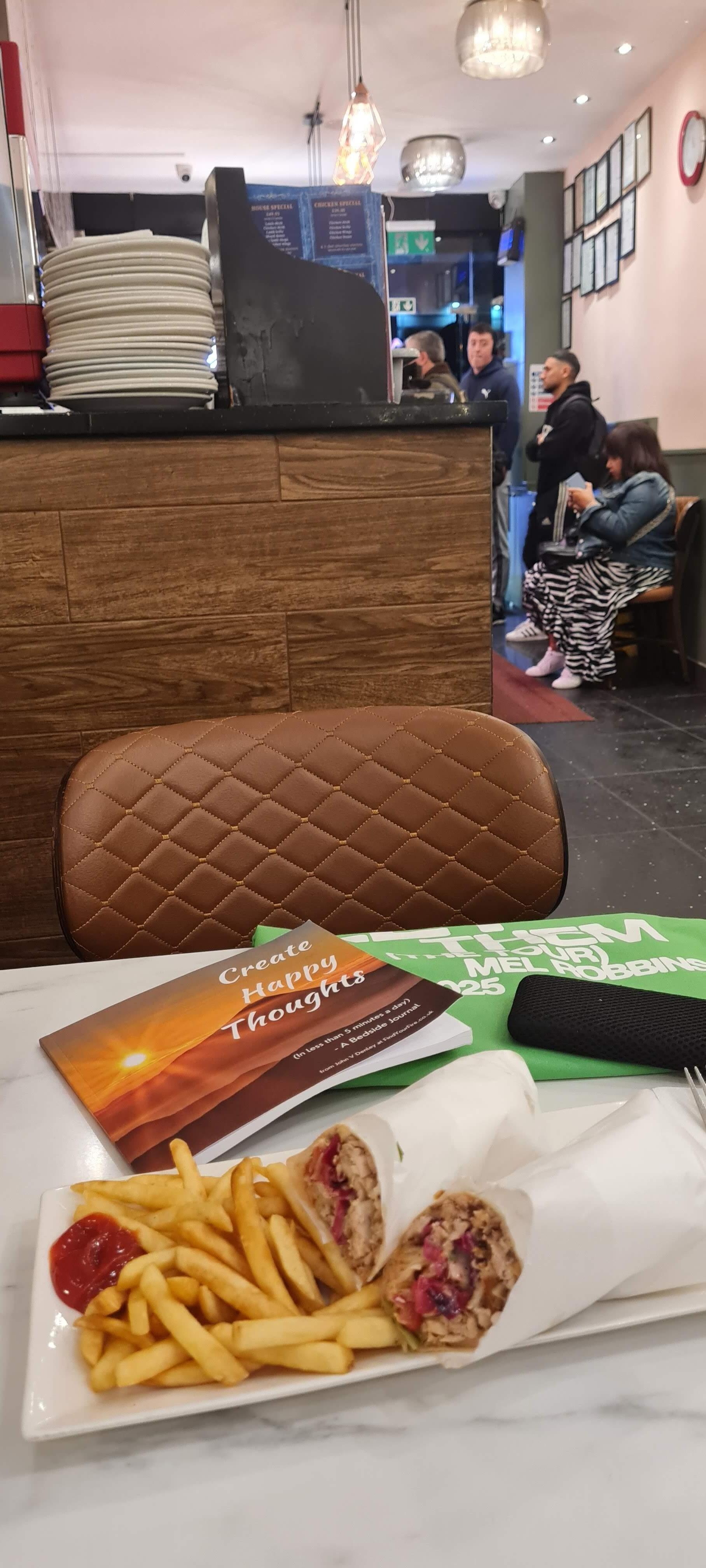 Fabulous kebab shop next door!