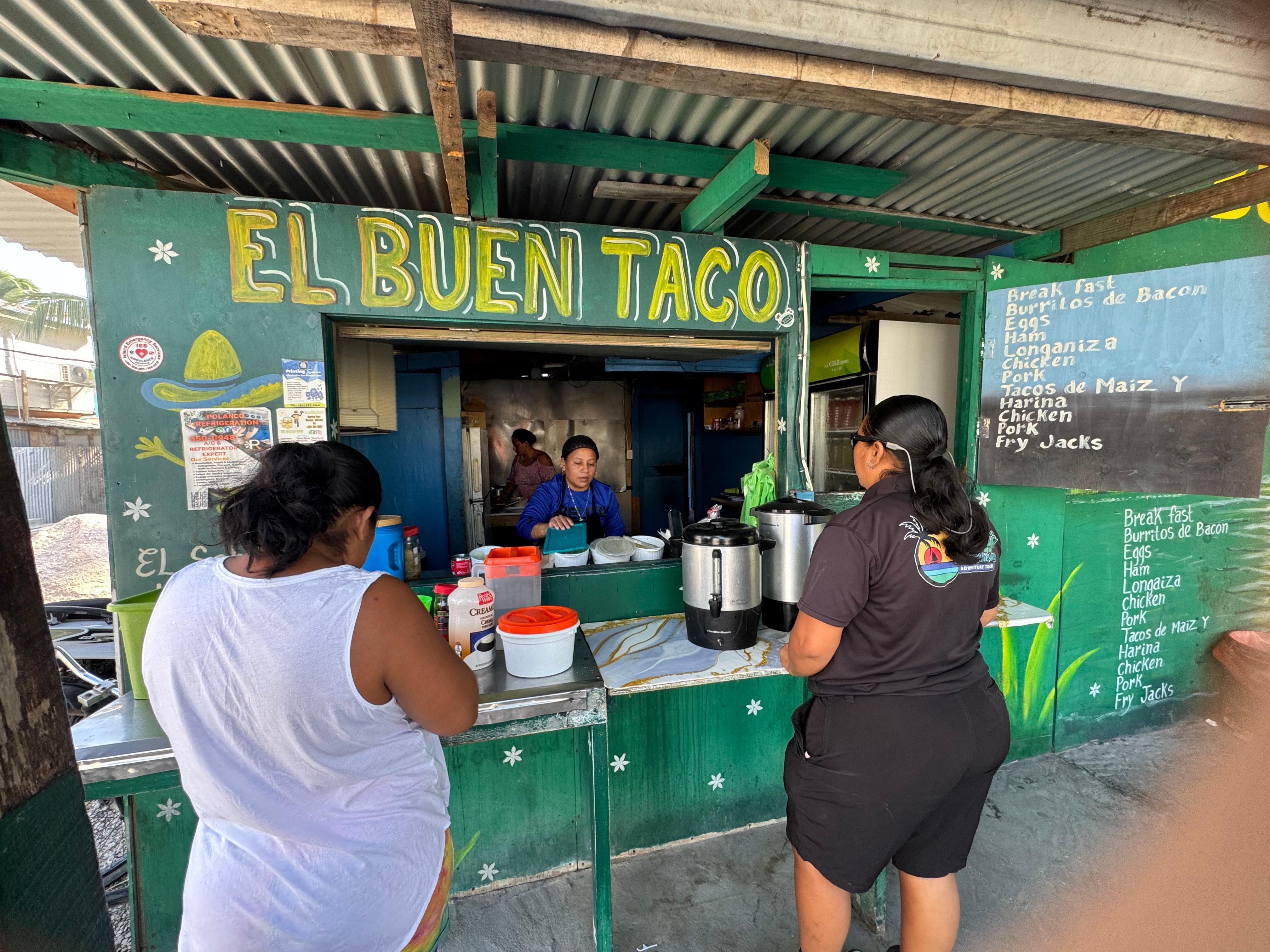 The best breakfast tacos 2 min walk away. 