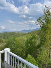 View from dining area deck