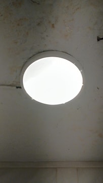 Leaking into light from roof