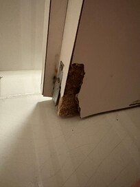 damaged door