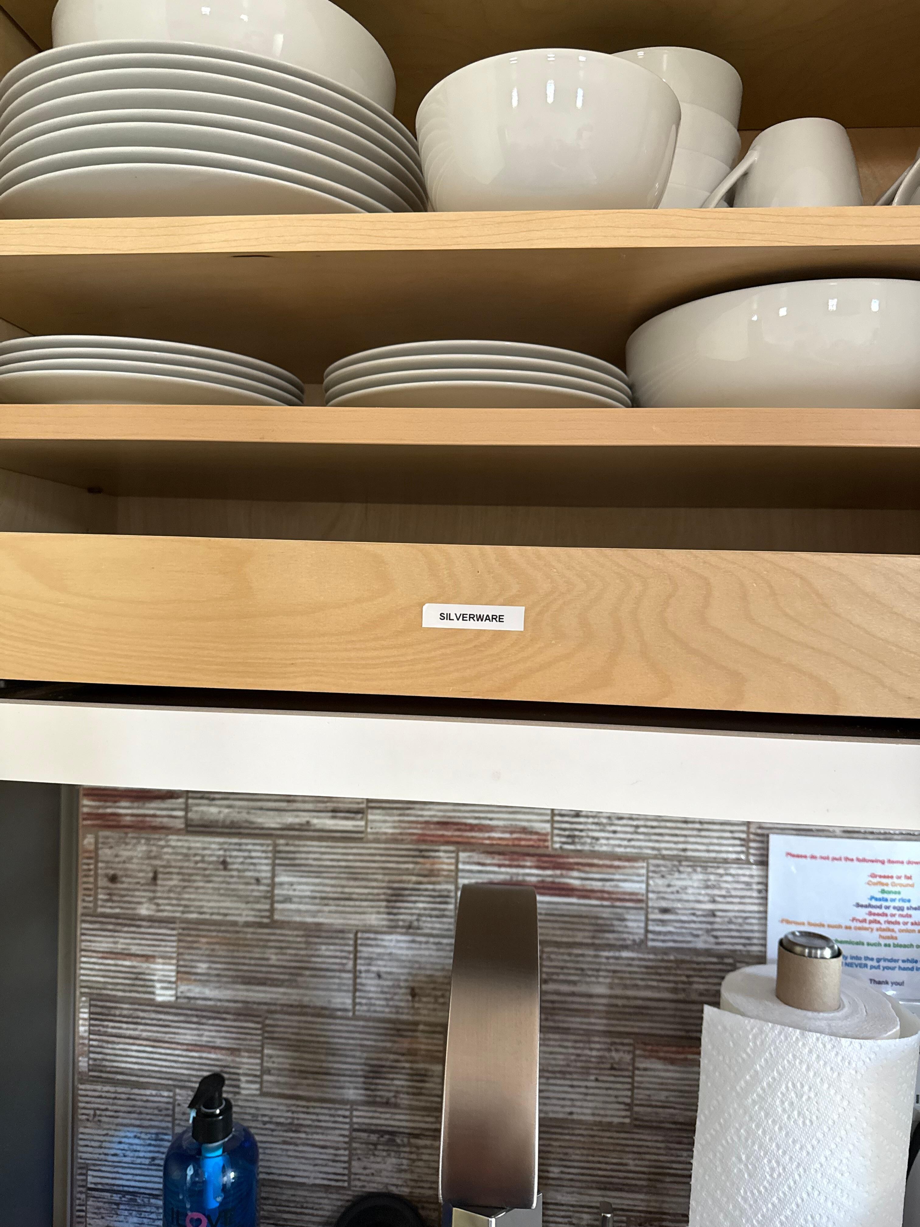 Very hard to reach needed items. Requires stool use constantly 