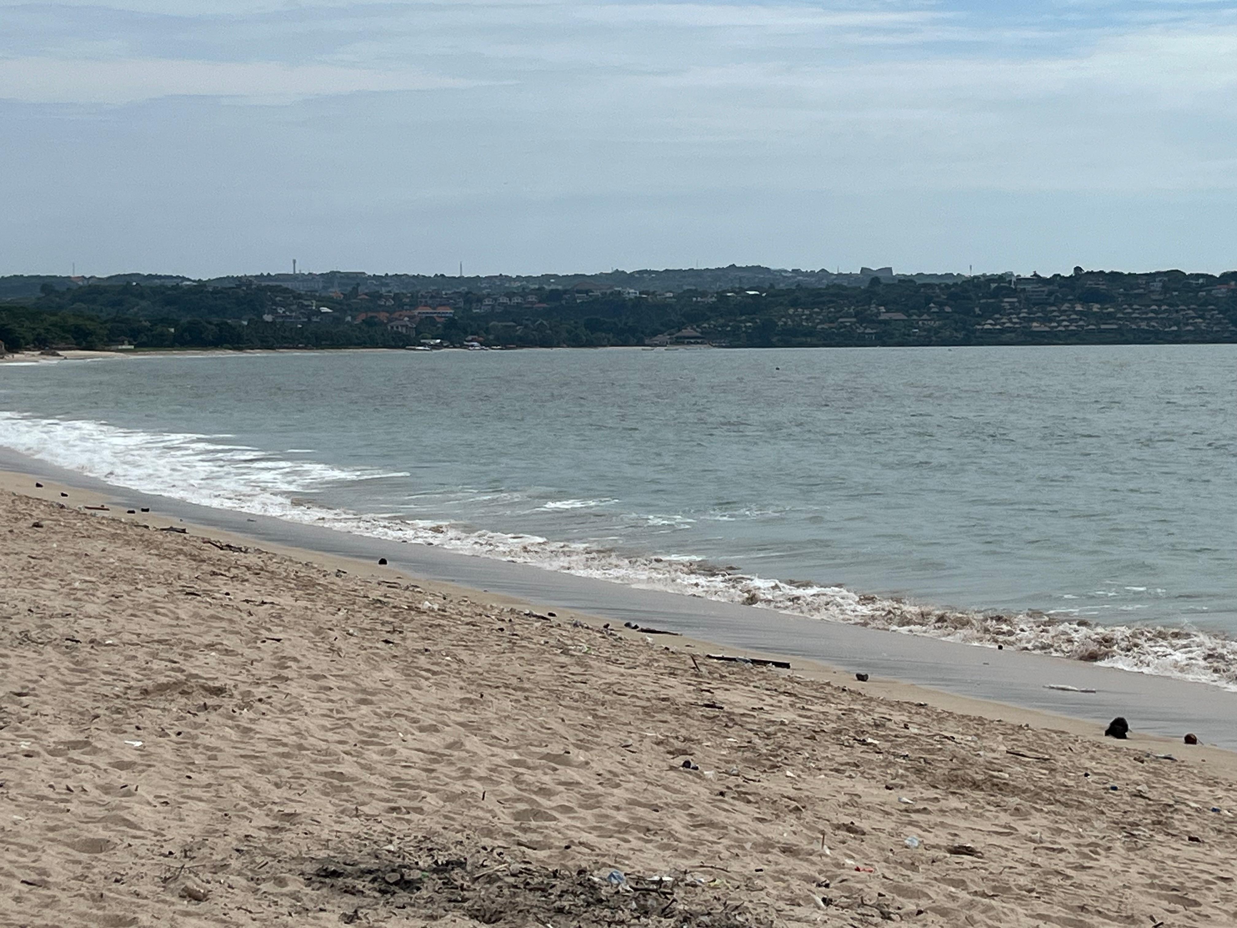 Beach after the sungai watch clean up 