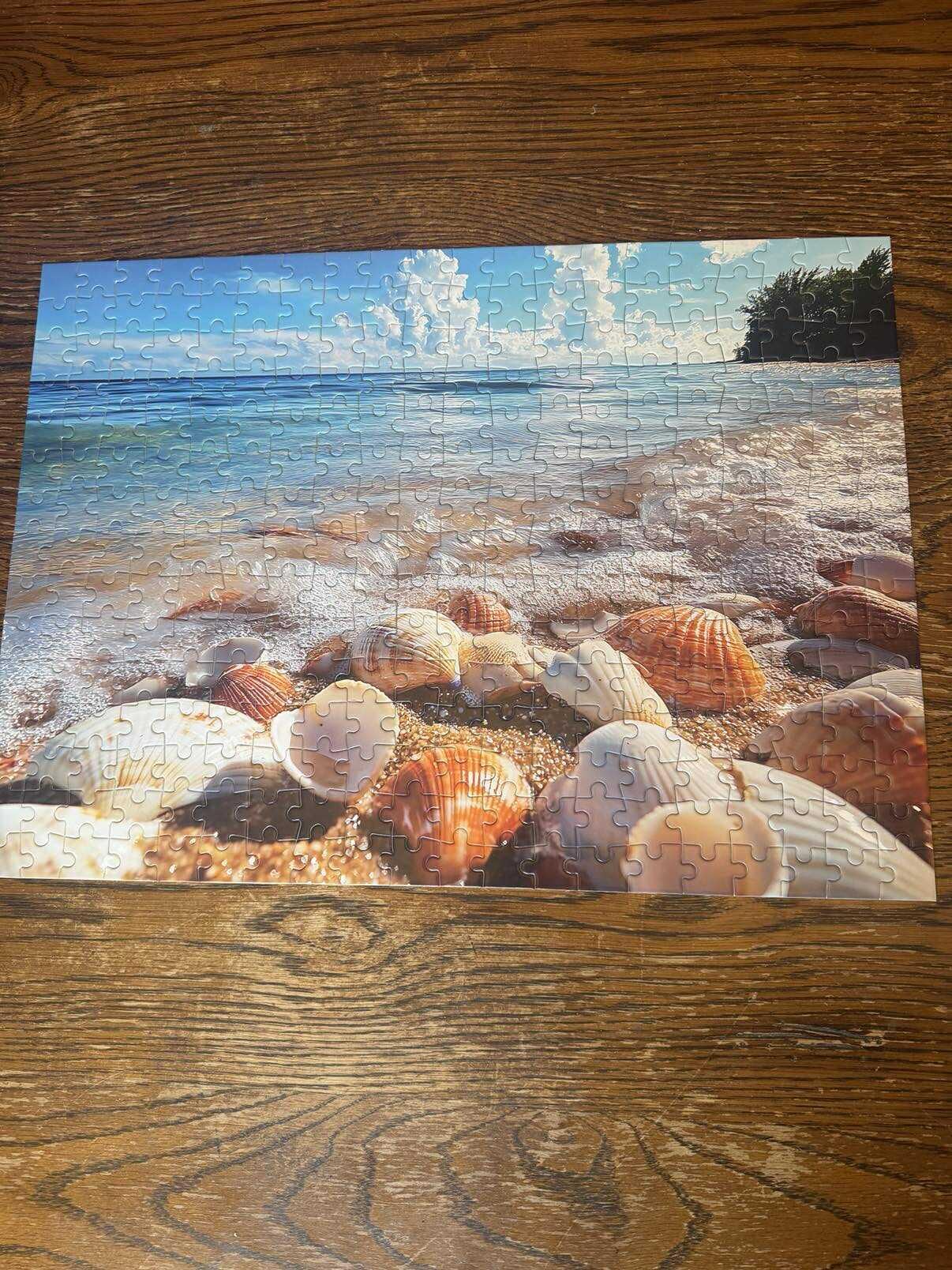 Completed a fun puzzle during our visit