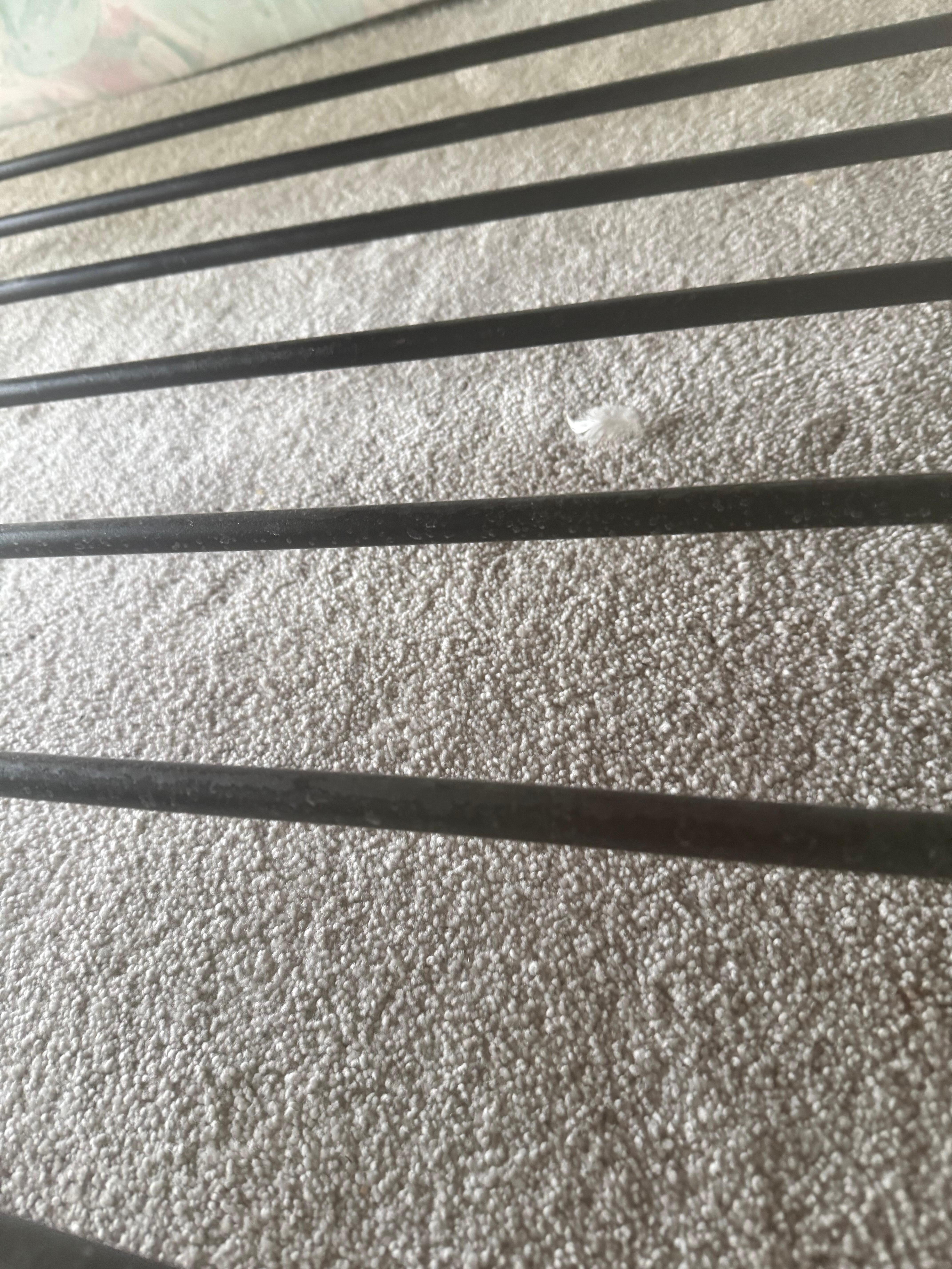 Trash under coffee table 