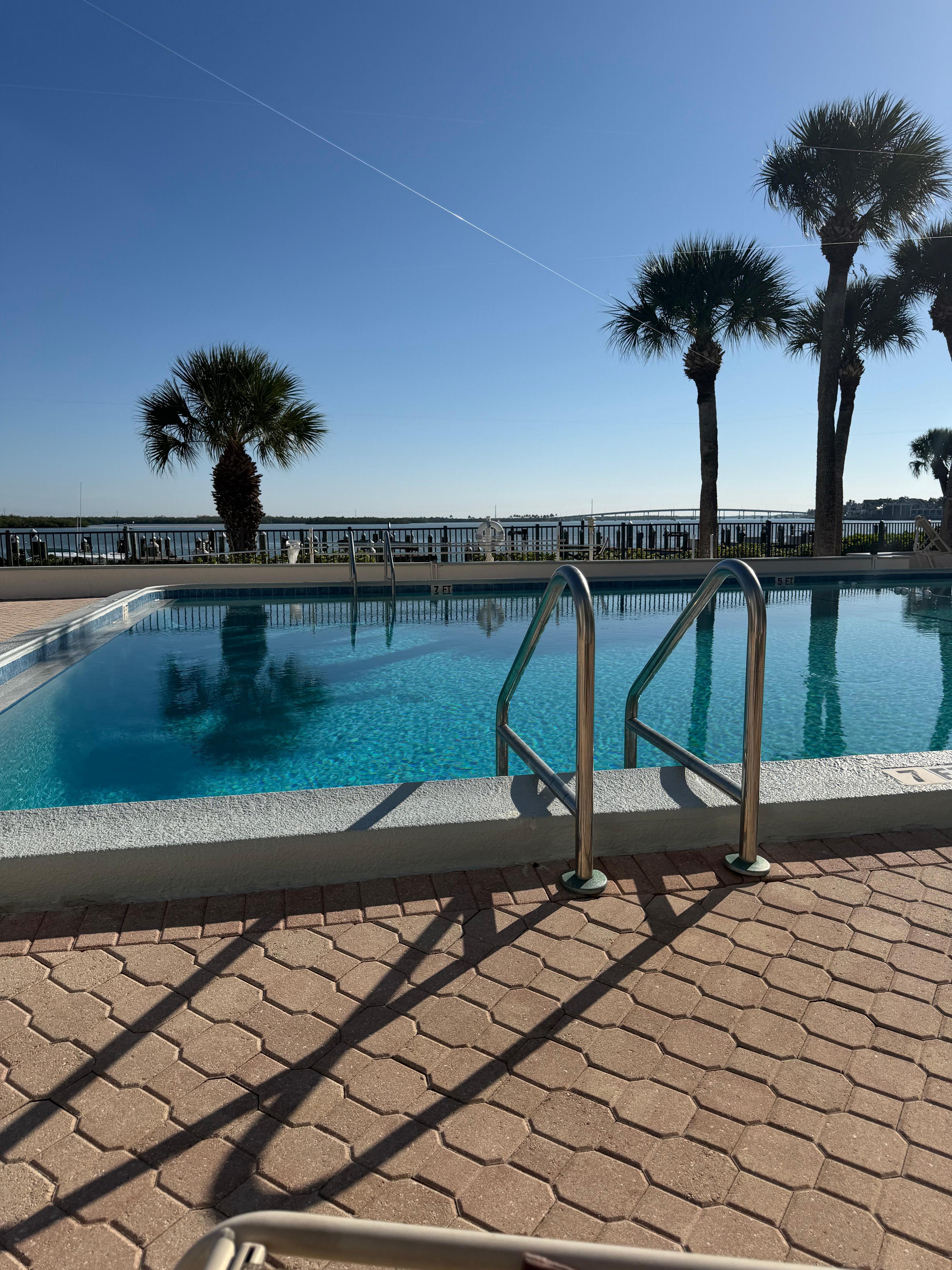 Gorgeous Pool overlooking bay