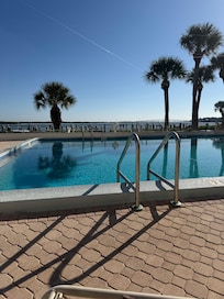 Gorgeous Pool overlooking bay