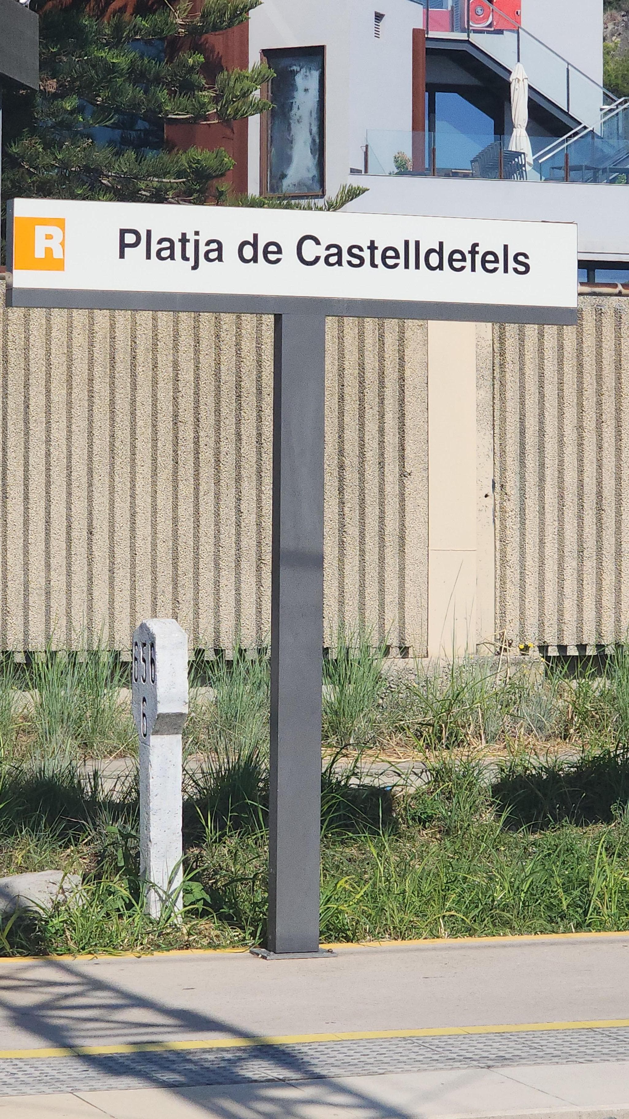 We walked to the train station.....