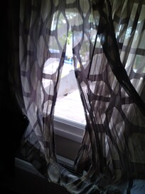 Shredded curtains