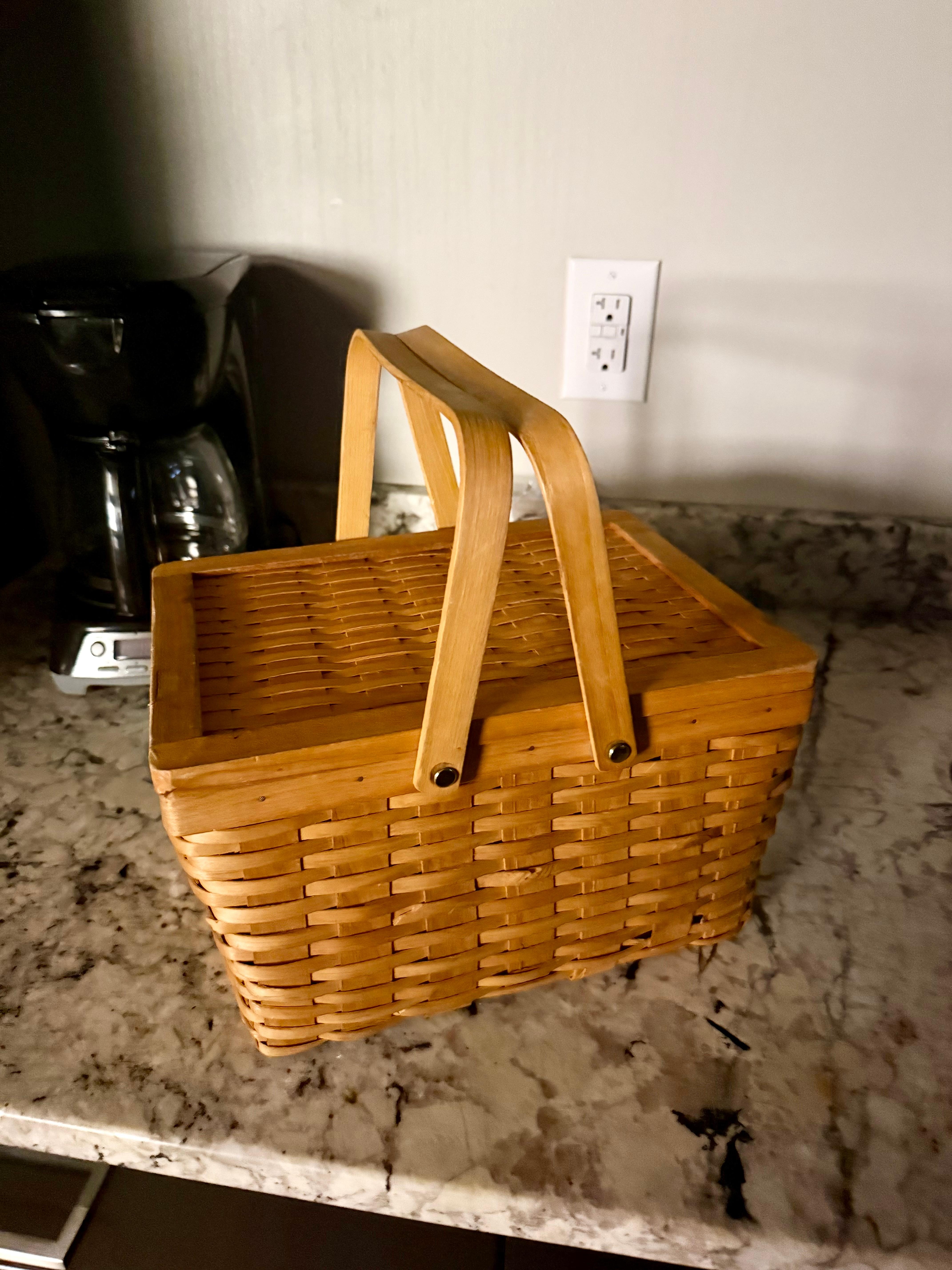 Breakfast basket of fresh fruit