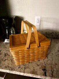 Breakfast basket of fresh fruit