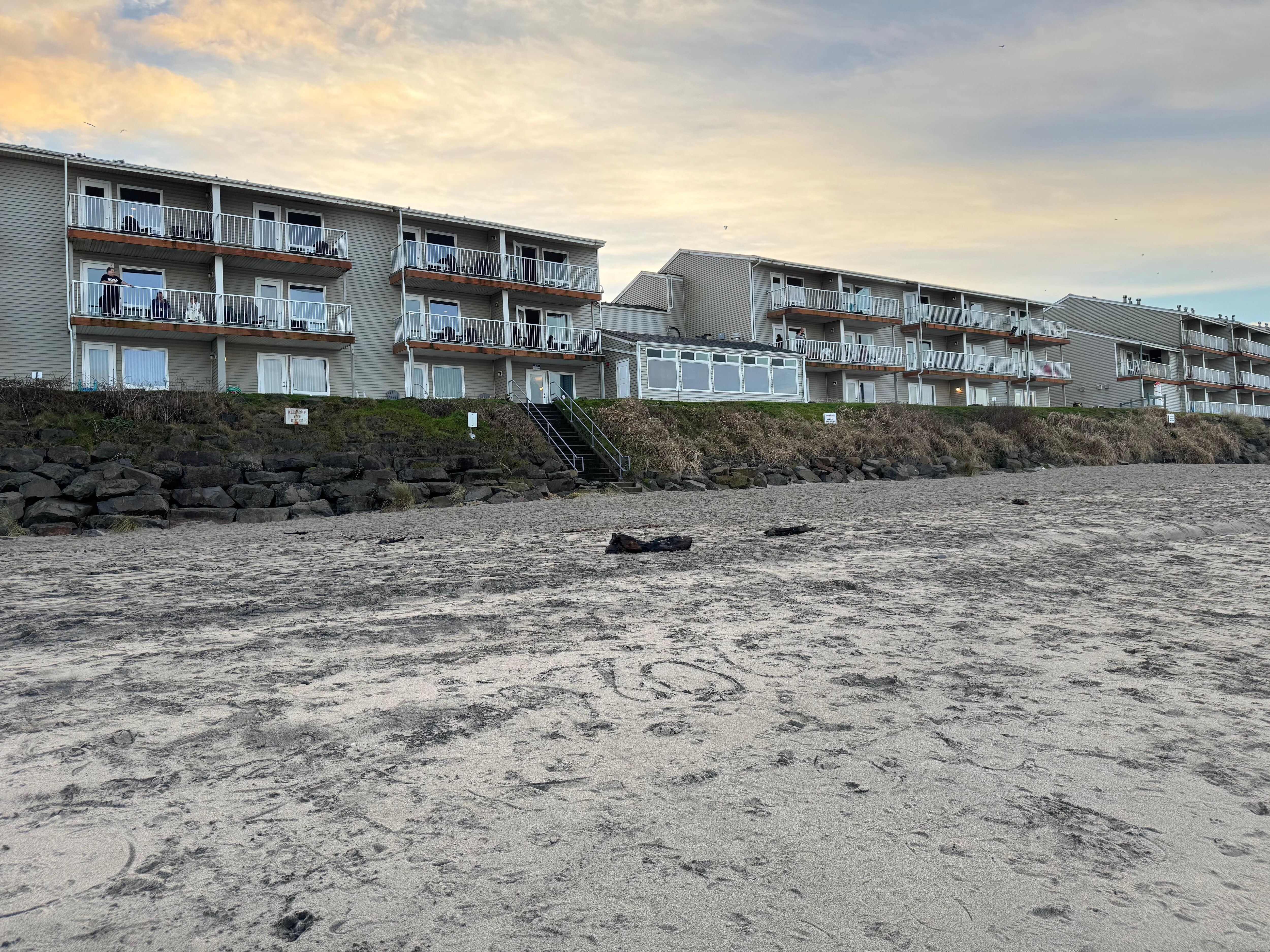 Pool house in the center