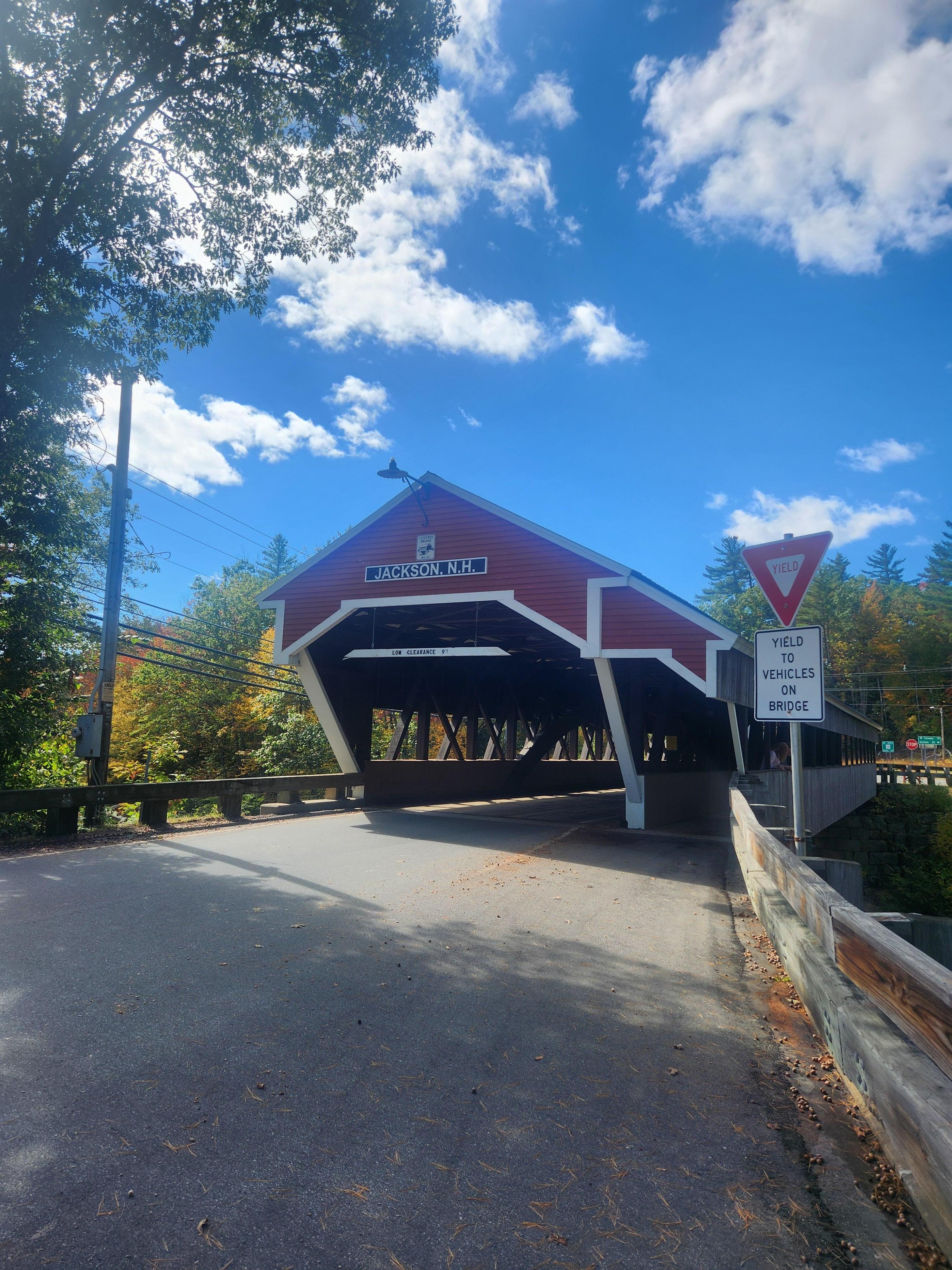 Covered bridge , 1 of many