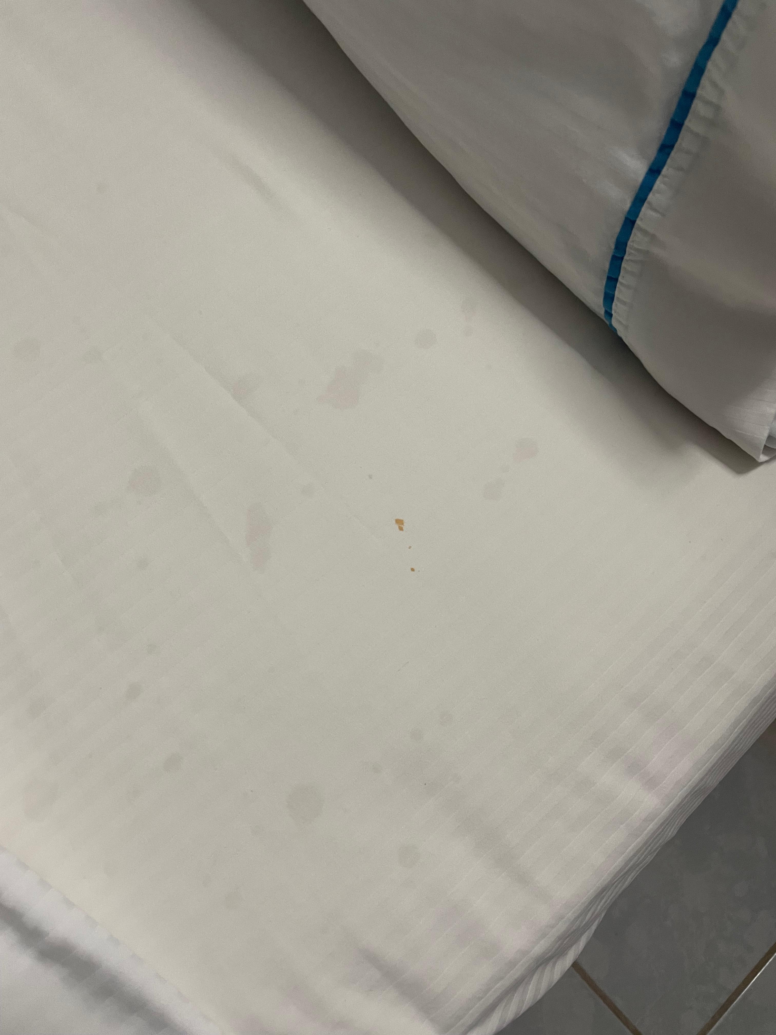 Stains on sheets