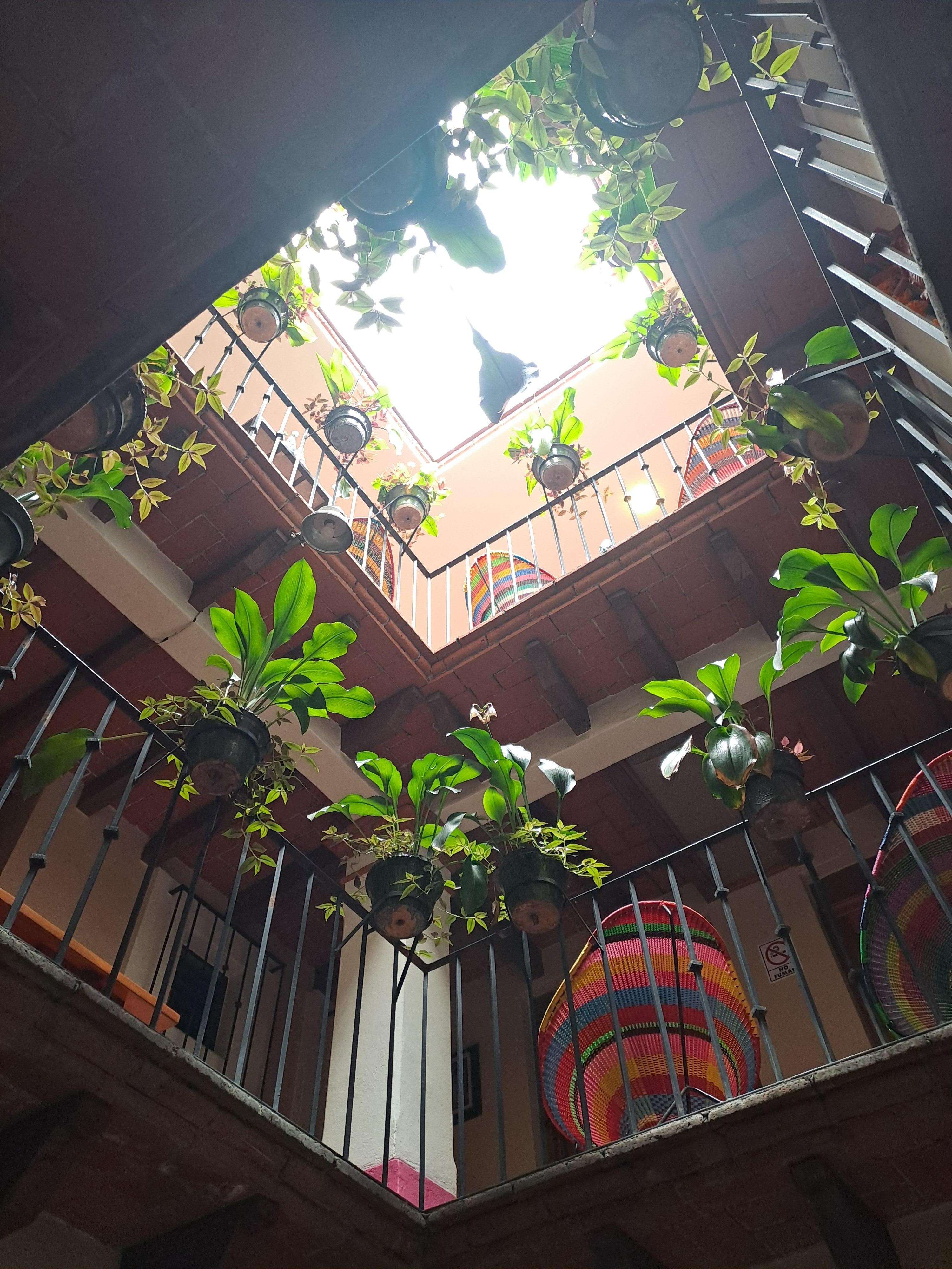 Tragaluz que daba una justa iluminación interior