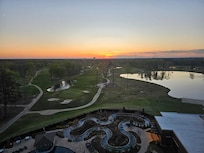 View and sunset from RT.