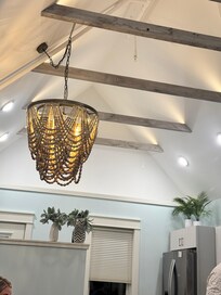 Beautiful dining room light fixture