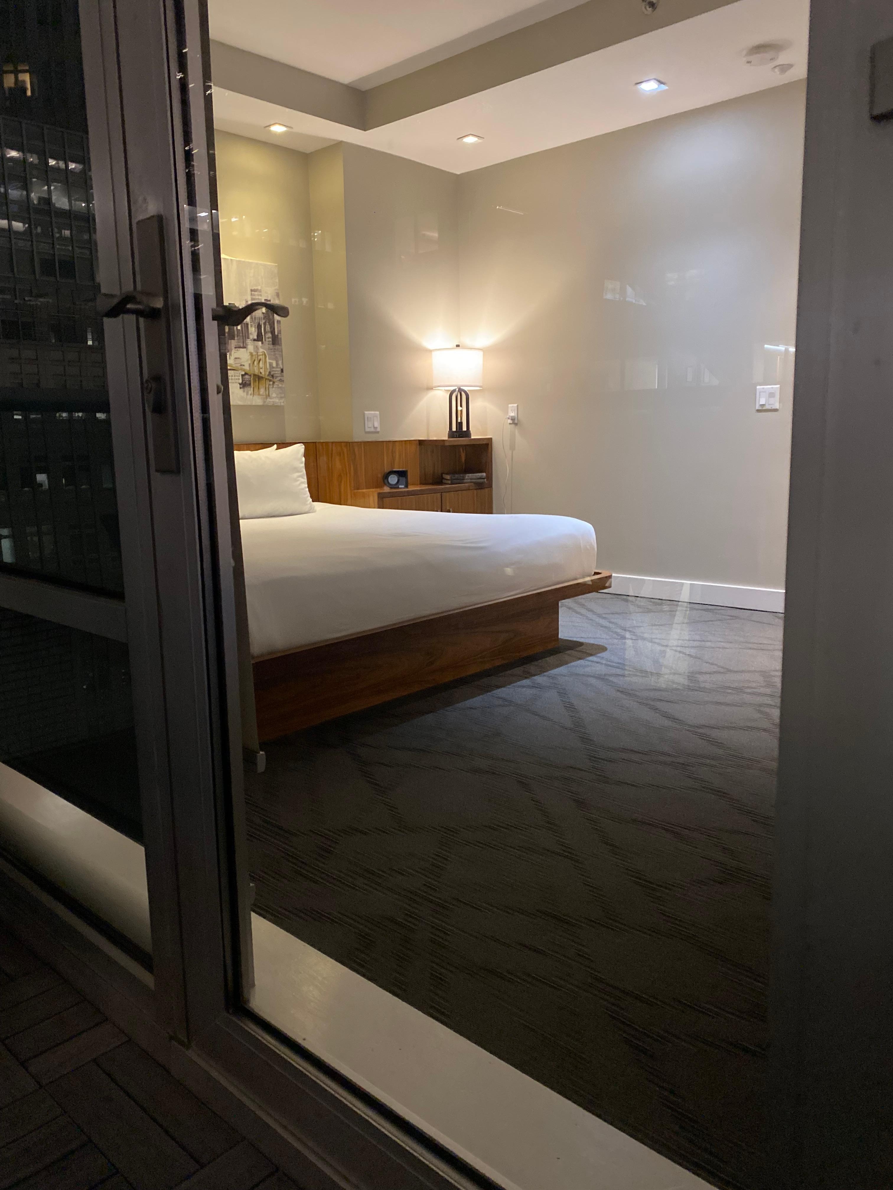 The view of the bedroom