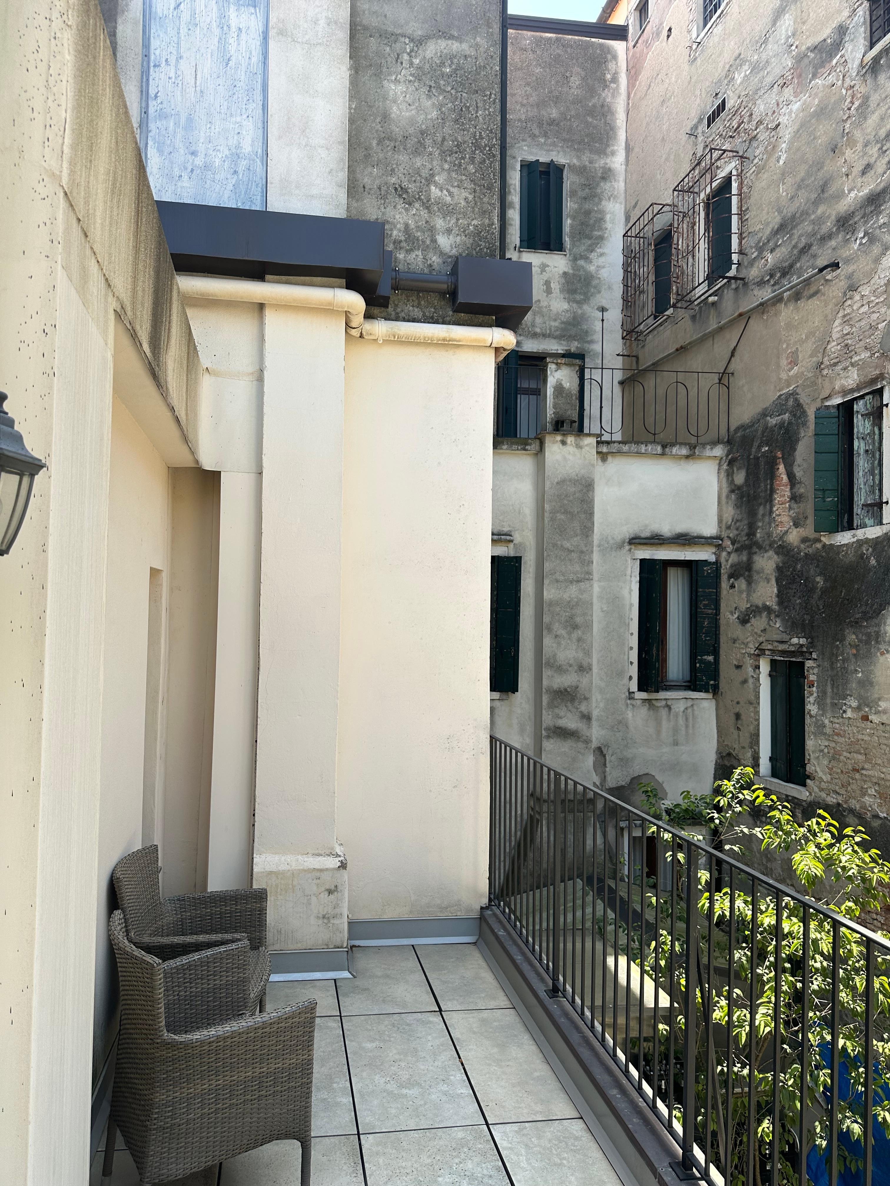 Balcony view in double room
