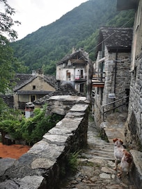 Der Weg ins Dorf