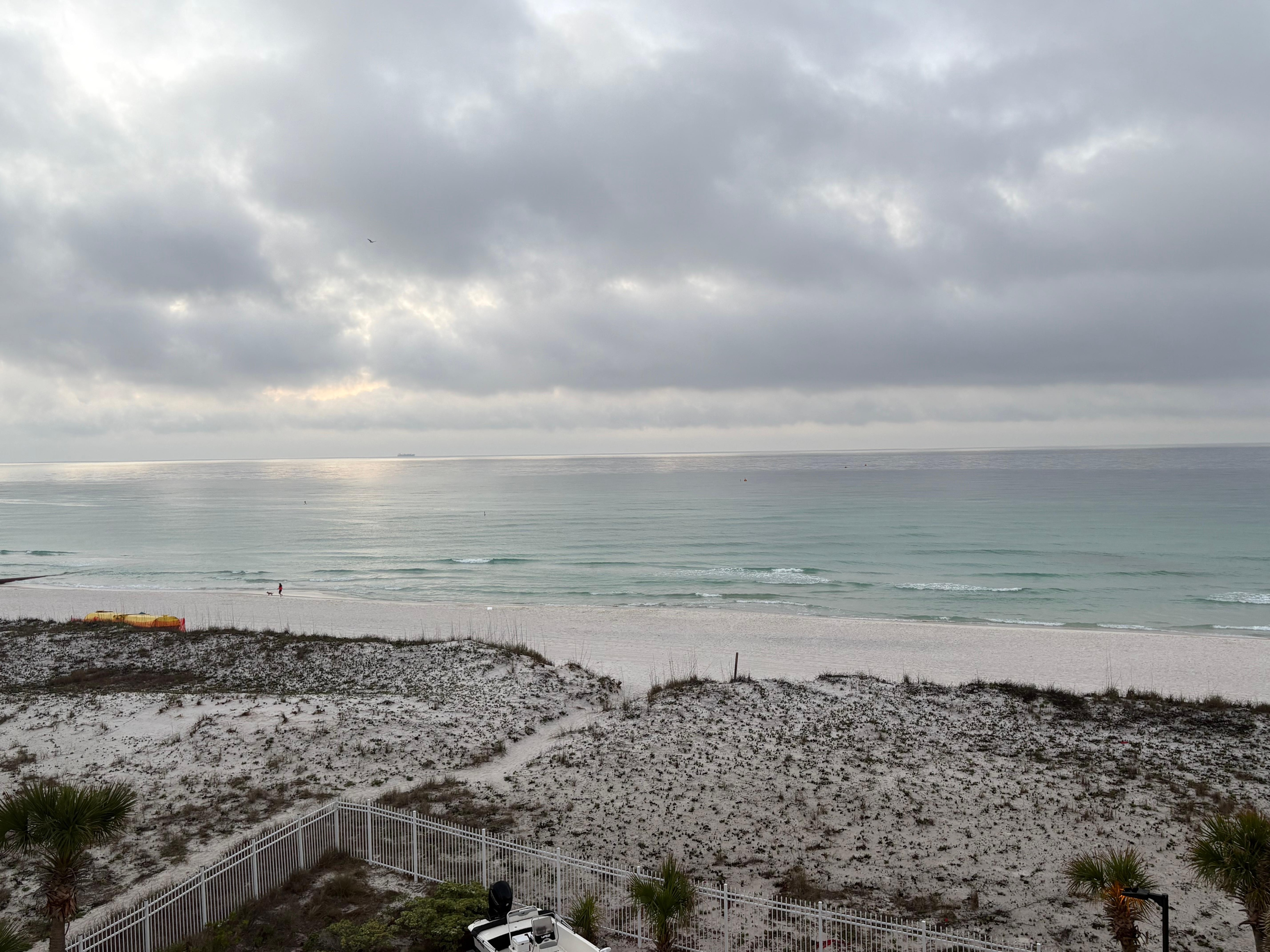 View from the side balcony 