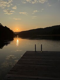 Sunset on the dock
