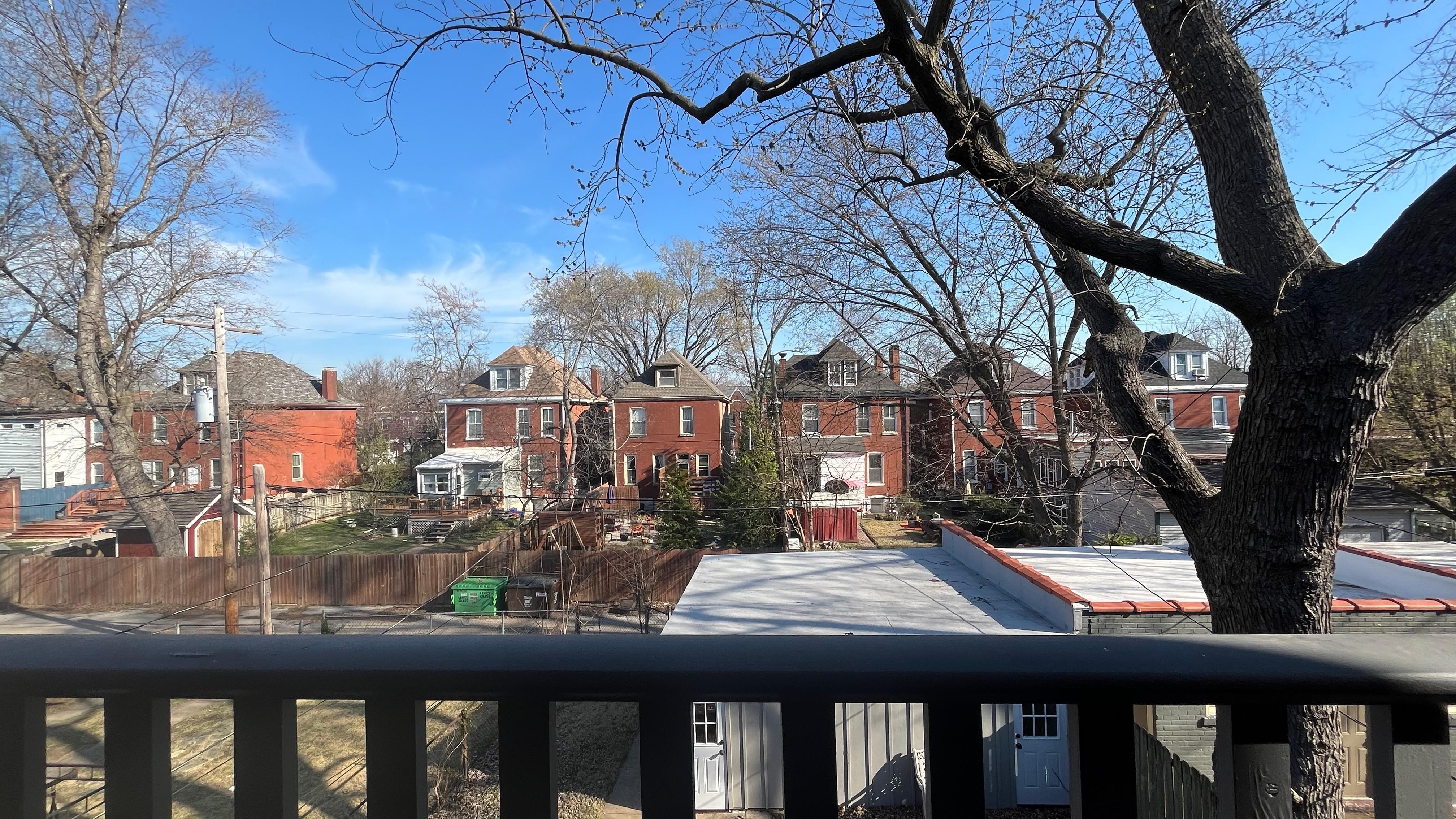 Evening on the back balcony