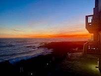 And a sunset. It’s weird that I didn’t take any pictures of the inside, but I was just too enamored with it outside. Great place.