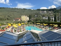 The hotel pool