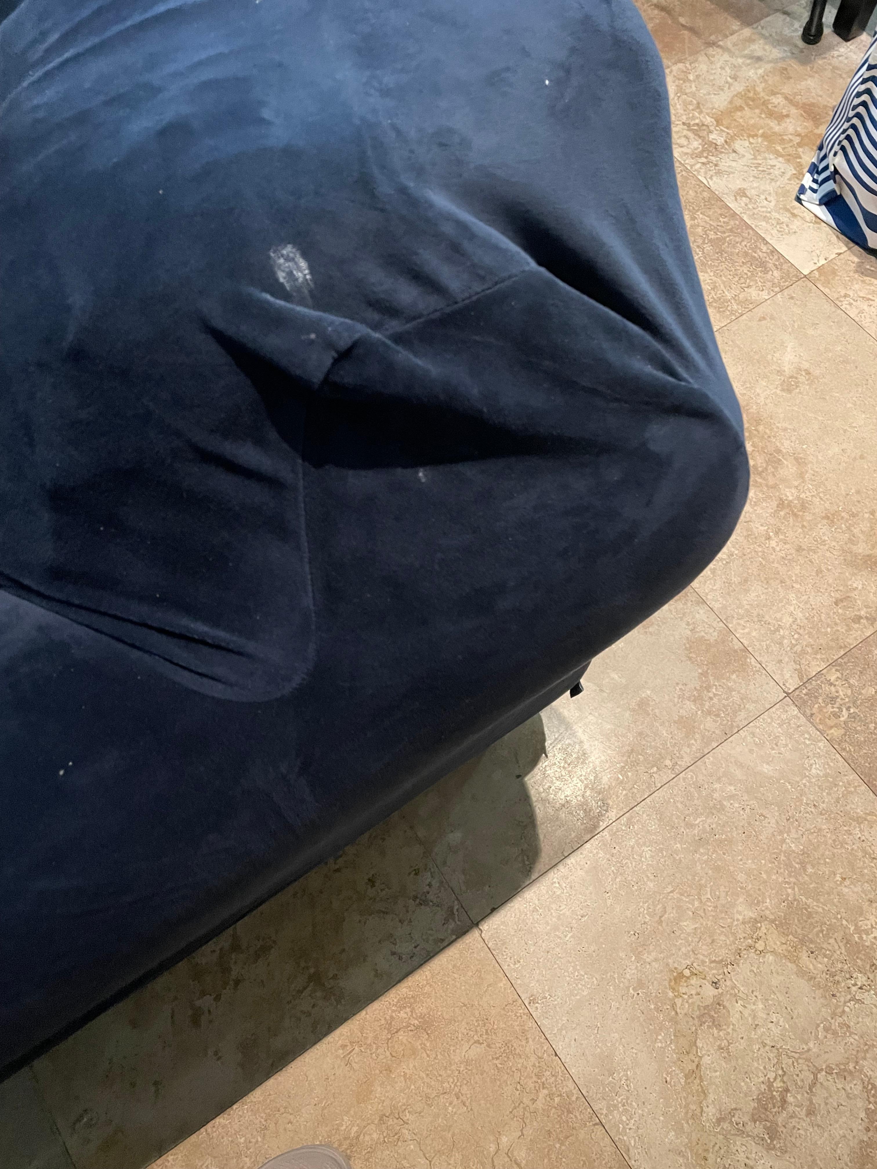 Dirty couch slip covers