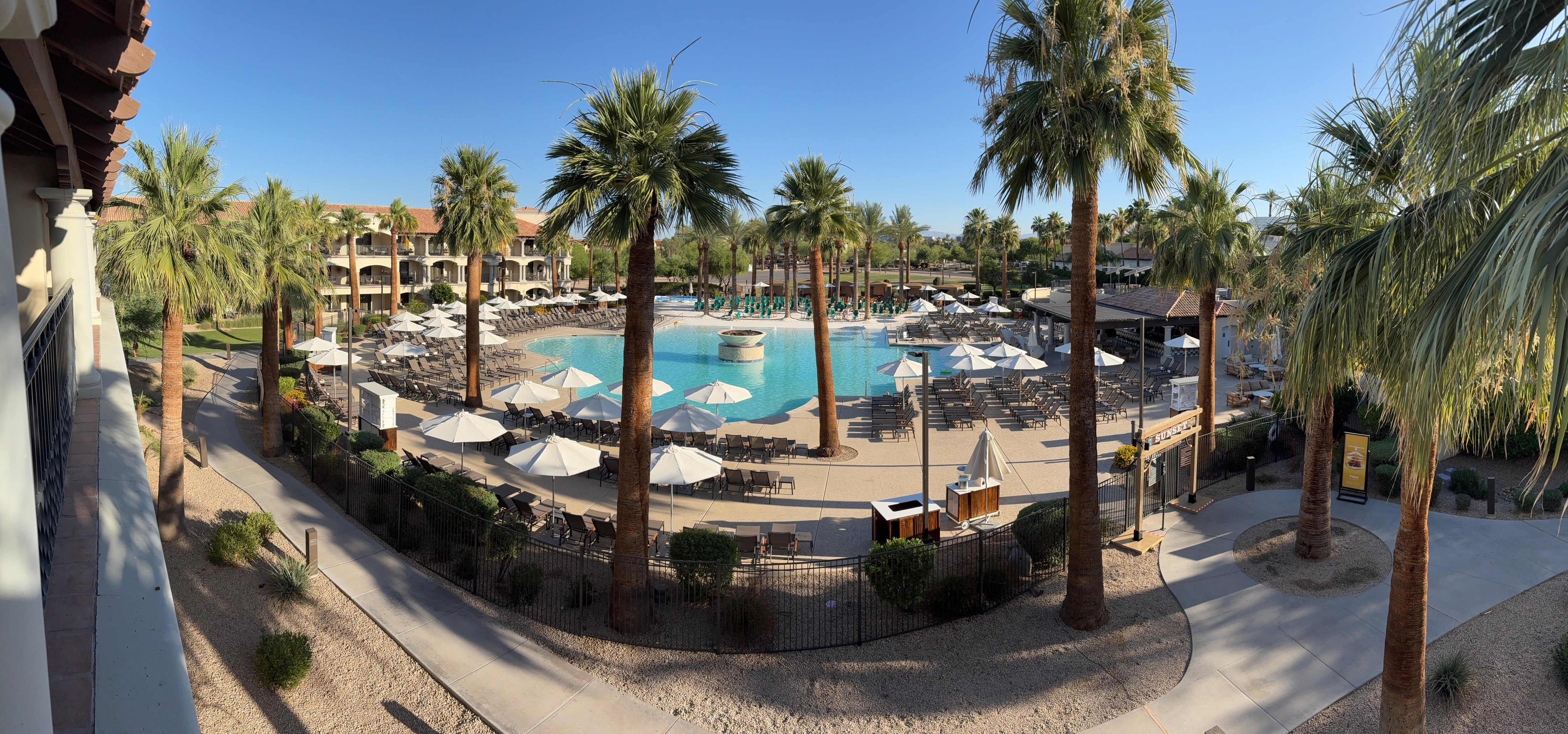 Sunset Pool - View from the room