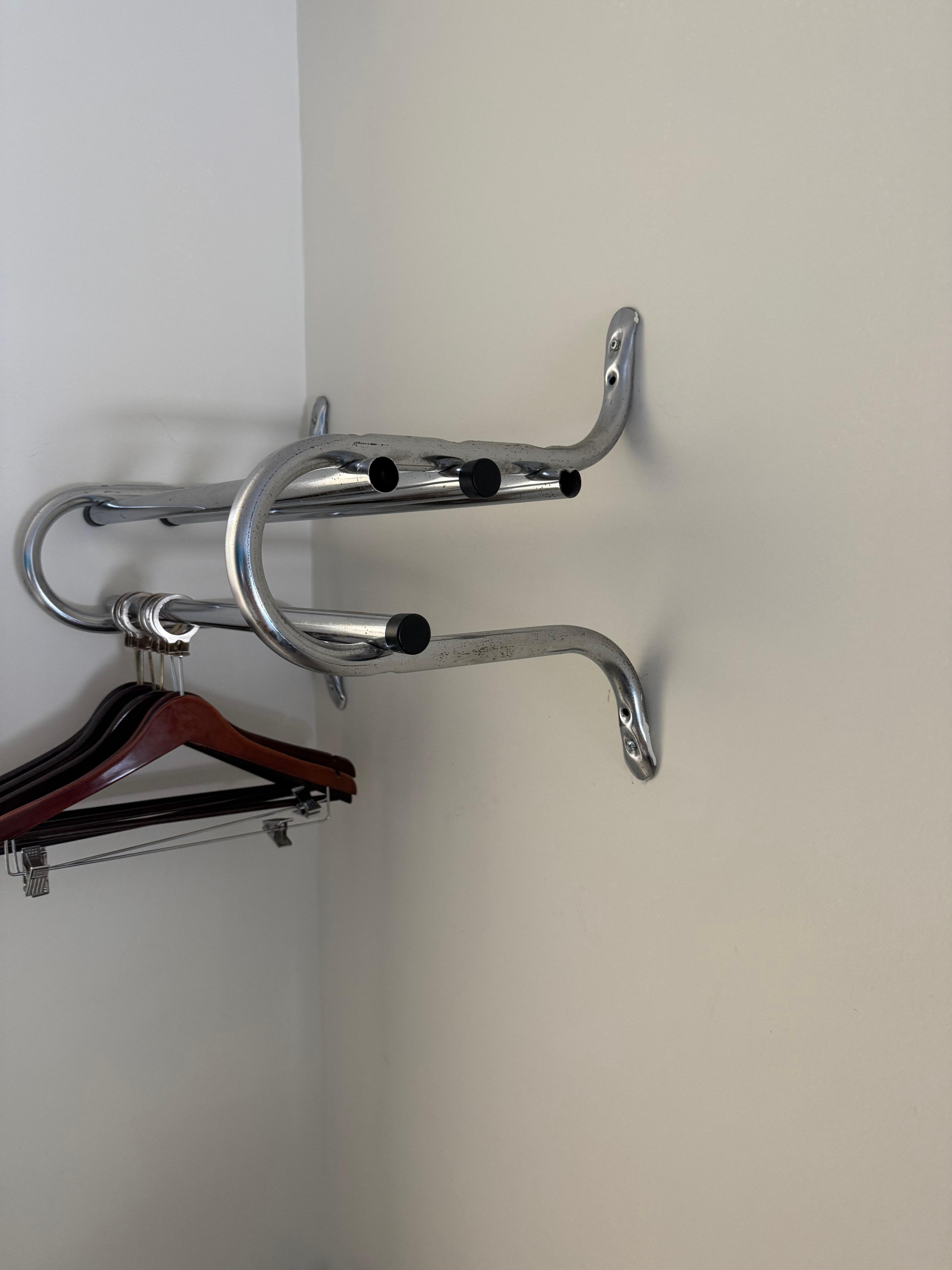 Missing end pieces and very rusty could be the moisture in the room