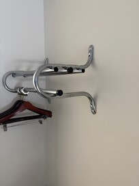 Missing end pieces and very rusty could be the moisture in the room