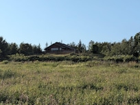 The cottage from below