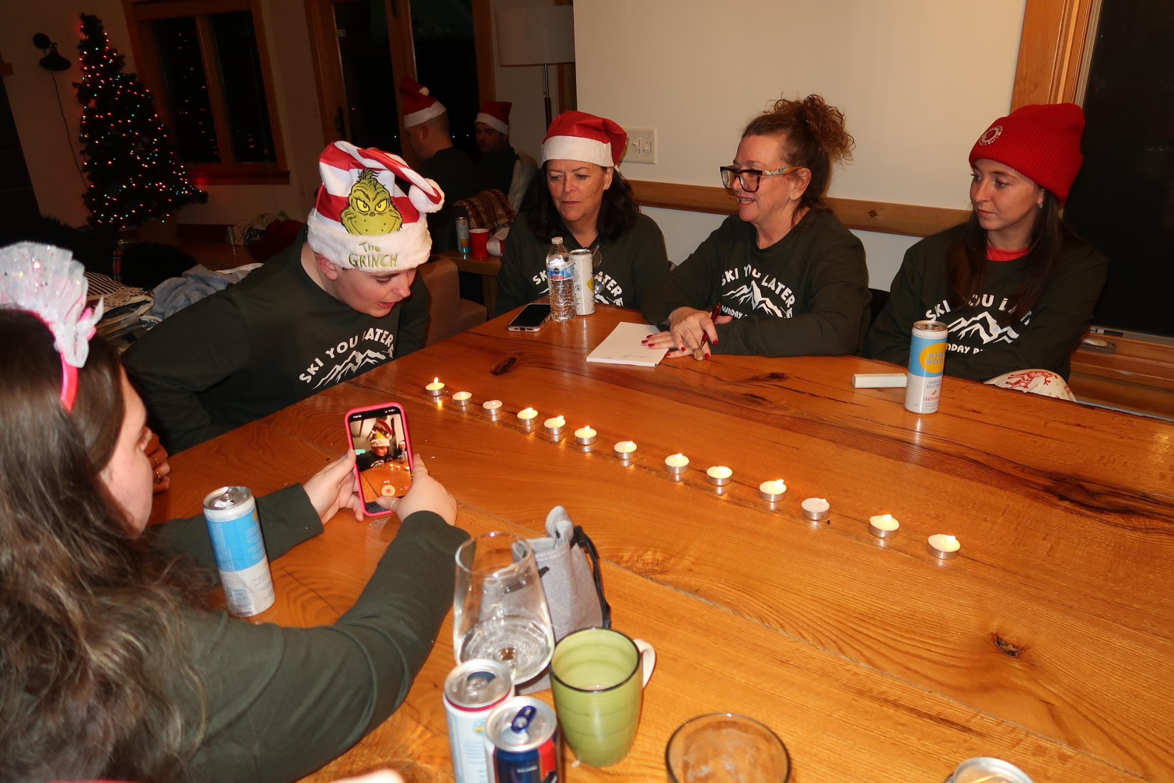 Huge table that fit us all 