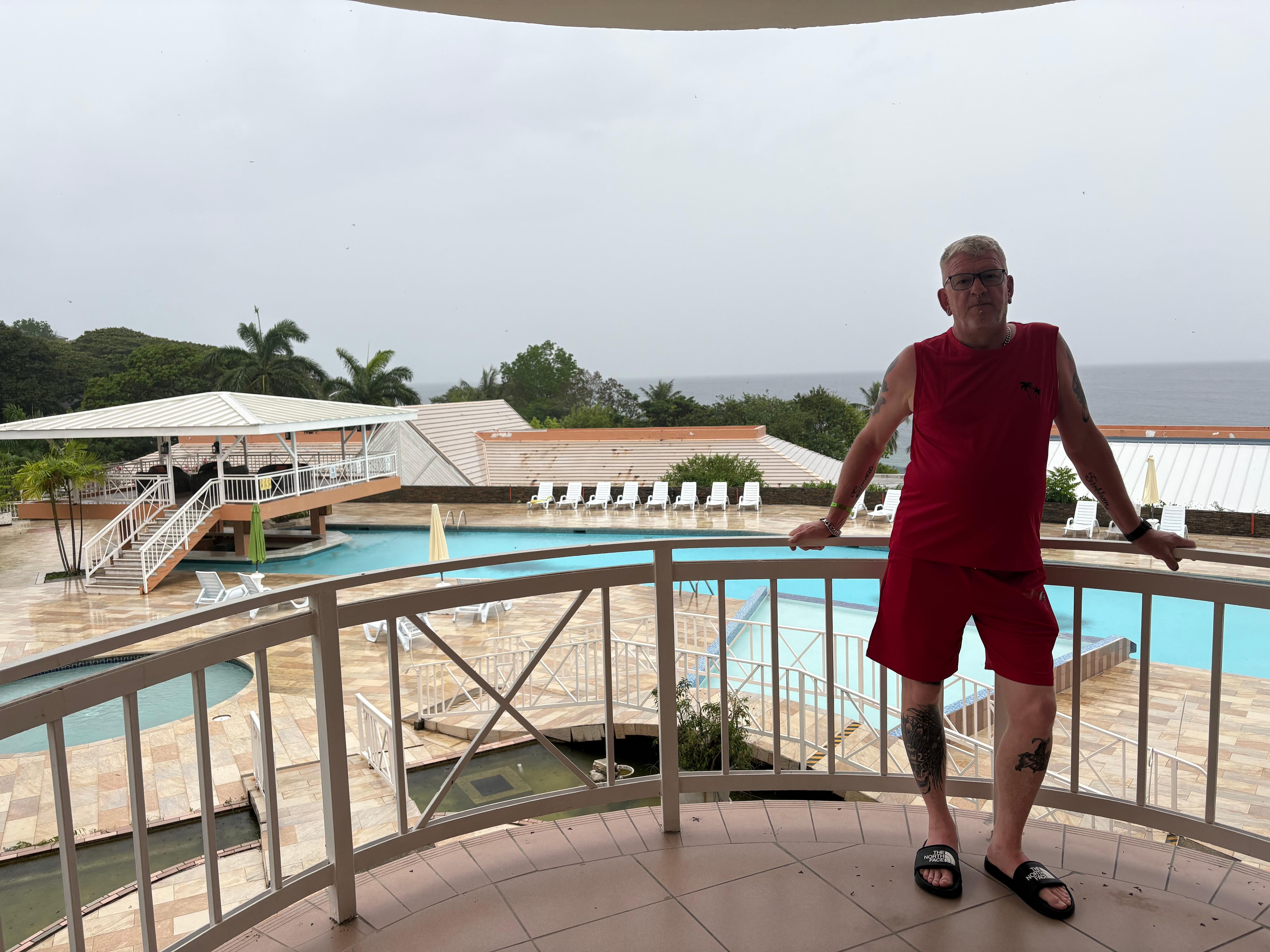 View of the pool.
