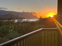 Sunset from the patio